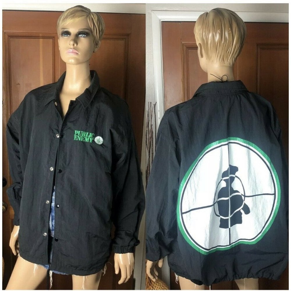 Vintage 90's Rock Embassy Public Enemy Jacket - Picture 1 of 6